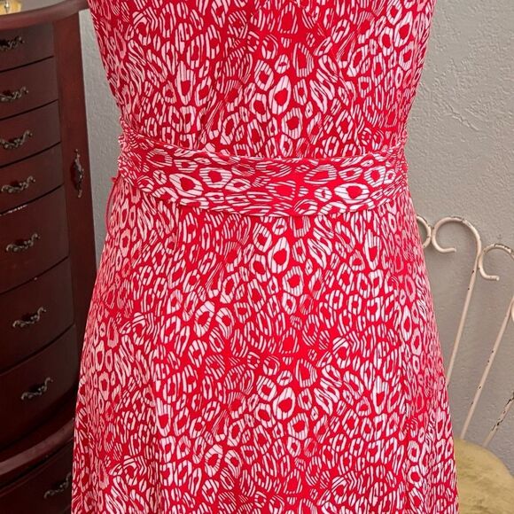 Michael Kors Animal Print Midi Sleeveless Dress - Picture 10 of 10